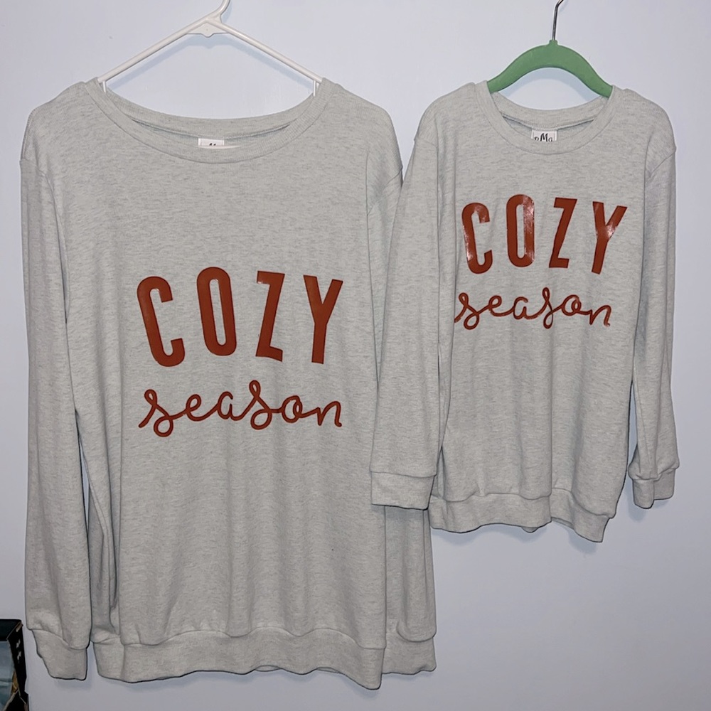 Mommy & Me ‘Cozy Season’ pullovers